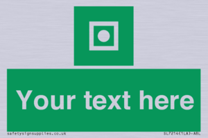 Custom sign safe condition Shipboard general alarm